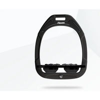 Produktbild von Flex-on Ultra Grip Flachsteigbügel Green Composite Grün Schwarz