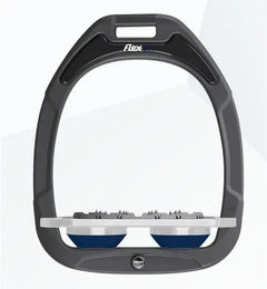 Flex-on Ultra Grip Flachsteigbügel Green Composite in Anthrazit Grau Marine – Bild 1 von 1