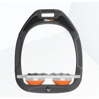 Produktbild von Flex-On Ultra Grip Flachsteigbügel Green Composite in Anthrazit Grau Orange
