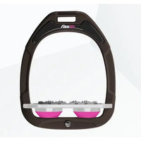 Produktbild von Flex-On Ultra Grip Flachsteigbügel Green Composite in Braun Grau Rosa