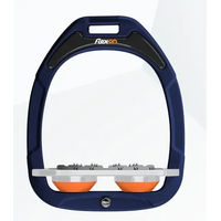 Produktbild von Flex-on Ultra Grip Flachsteigbügel Green Composite in Marine Grau Orange