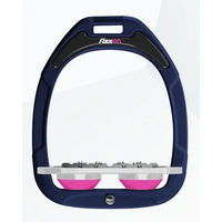Produktbild von Flex-On Ultra Grip Flachsteigbügel Green Composite in Marine Grau Rosa