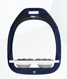 Flex-on Ultra Grip Flachsteigbügel Green Composite in Marine Weiß Grau – Bild 1 von 1
