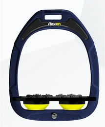 Flex-on Ultra Grip Flachsteigbügel Green Composite Marine Schwarz Gelb – Bild 1 von 1