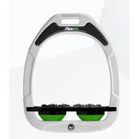 Produktbild von Flex-On Ultra Grip Flachsteigbügel Green Composite Weiß Schwarz Grün