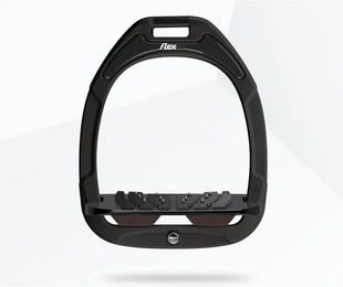 Flex-On Ultra Grip Neigung Steigbügel aus Composite in Grün Schwarz Braun – Bild 1 von 1