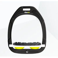 Produktbild von Flex-On Ultra Grip Neigungssteigbügel Green Composite Schwarz Weiß Gelb