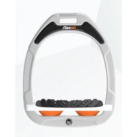 Produktbild von Flex-On Ultra Grip Neigungssteigbügel Green Composite Weiß-Orange