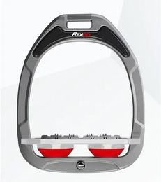 Flex-On Ultra Grip Platte aus Aluminium und Green Composite in den Farben Grau und Rot – Bild 1 von 1