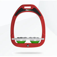 Produktbild von Flex-on Ultra Grip Plattensteigbügel Green Composite Rot Grau Grün