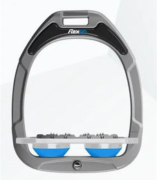 Flex-On Ultra Grip Sattel aus Green Composite in Aluminium/Gris/Bleu – Bild 1 von 1