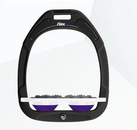 Flex-On Ultra Grip Sattelplatten Green Composite Schwarz Weiß Violett – Bild 1 von 1