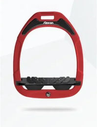 Flex-on Ultra Grip Schräg Steigbügel Green Composite Rot Schwarz – Bild 1 von 1