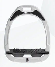 Flex-On Ultra Grip Schräg Steigbügel Green Composite Weiß Schwarz Anthrazit – Bild 1 von 1