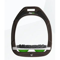 Produktbild von Flex-On Ultra Grip Schräge Steigbügel aus Composite in Braun/Grau/Grün