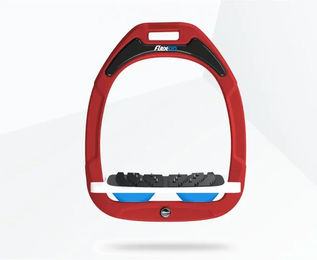 Flex-On Ultra Grip Schrägsteigbügel aus Green Composite in Bordeaux Weiß Blau – Bild 1 von 1