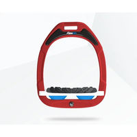 Produktbild von Flex-On Ultra Grip Schrägsteigbügel aus Green Composite in Bordeaux Weiß Blau