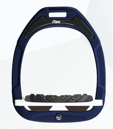 Flex-on Ultra Grip Schrägsteigbügel Green Composite in Marine Weiß Braun – Bild 1 von 1