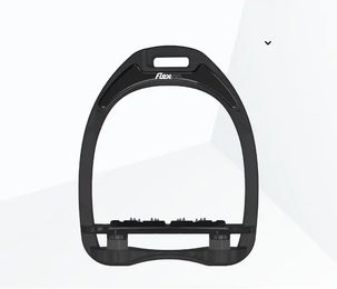 Flex-On Ultra Grip Steigbügel aus Aluminium in Schwarz/Anthrazit – Bild 1 von 1