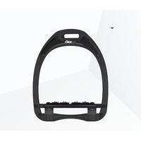 Produktbild von Flex-On Ultra Grip Steigbügel aus Aluminium in Schwarz/Anthrazit