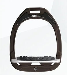 Flex-On Ultra Grip Steigbügel aus Green Composite in Braun/Grau/Braun – Bild 1 von 1