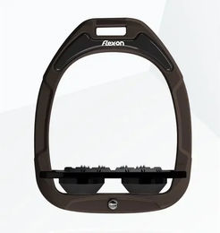 Flex-On Ultra Grip Steigbügel aus Green Composite in Braun/Schwarz – Bild 1 von 1