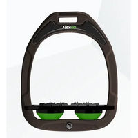 Produktbild von Flex-On Ultra Grip Steigbügel aus Green Composite in Braun/Schwarz/Grün
