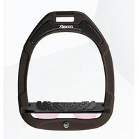 Produktbild von Flex-On Ultra-Grip Steigbügel aus Green Composite in braun/schwarz/rosa