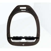 Produktbild von Flex-On Ultra Grip Steigbügel aus Green Composite in Braun Schwarz Weiß