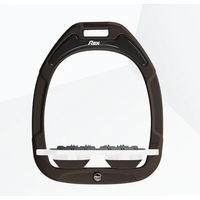 Produktbild von Flex-On Ultra Grip Steigbügel aus Green Composite in Braun/Weiß/Braun