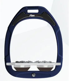Flex-on Ultra Grip Steigbügel aus Green Composite in Marine Grau Braun – Bild 1 von 1
