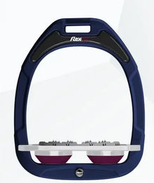 Flex-On Ultra Grip Steigbügel aus Green Composite in Marine Grau Pflaume – Bild 1 von 1