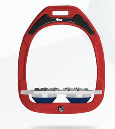 Flex-On Ultra Grip Steigbügel aus Green Composite in Rot Grau Marine – Bild 1 von 1