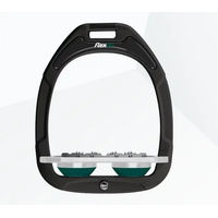 Produktbild von Flex-On Ultra Grip Steigbügel aus Green Composite in Schwarz Grau Grün