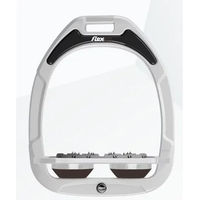 Produktbild von Flex-On Ultra Grip Steigbügel aus Green Composite in Weiß Grau Braun