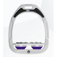 Produktbild von Flex-On Ultra Grip Steigbügel aus Green Composite in Weiß Grau Violett