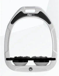 Flex-On Ultra Grip Steigbügel aus Green Composite in Weiß/Schwarz/Grau – Bild 1 von 1