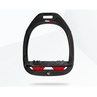 Produktbild von Flex-On Ultra Grip Steigbügel Composite Grün Schwarz Rot
