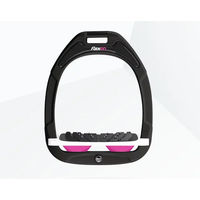 Produktbild von Flex-On Ultra Grip Steigbügel Composite in Grün/Weiß/Rosa