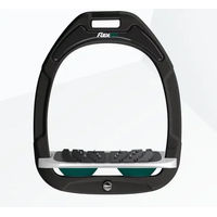 Produktbild von Flex-On Ultra Grip Steigbügel Composite Schwarz Grau Grün