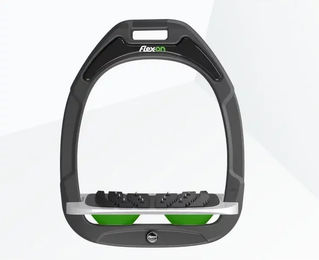 Flex-On Ultra Grip Steigbügel Green Composite Anthrazit Grau Grün – Bild 1 von 1