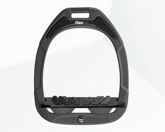 Flex-On Ultra Grip Steigbügel Green Composite Anthrazit Schwarz – Bild 1 von 1
