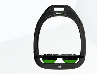 Flex-On Ultra Grip Steigbügel Green Composite Grün/Schwarz/Grün – Bild 1 von 1