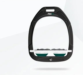 Flex-On Ultra Grip Steigbügel Green Composite Grün/Weiß/Grün – Bild 1 von 1
