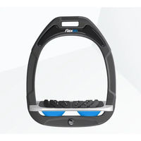 Produktbild von Flex-On Ultra Grip Steigbügel Green Composite in Anthrazit Grau Blau