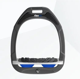 Flex-On Ultra Grip Steigbügel Green Composite in Anthrazit Grau Blau – Bild 1 von 1