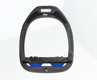 Flex-On Ultra Grip Steigbügel Green Composite in Anthrazit Schwarz Blau – Bild 1 von 1