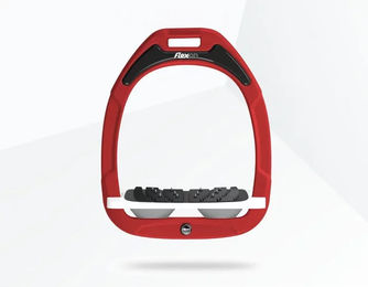 Flex-On Ultra Grip Steigbügel Green Composite in Bordeaux Grau Weiß – Bild 1 von 1