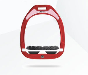 Flex-On Ultra Grip Steigbügel Green Composite in Bordeaux Schwarz Rosa – Bild 1 von 1