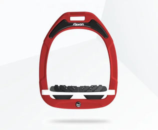 Flex-On Ultra Grip Steigbügel Green Composite in Bordeaux Weiß Schwarz – Bild 1 von 1